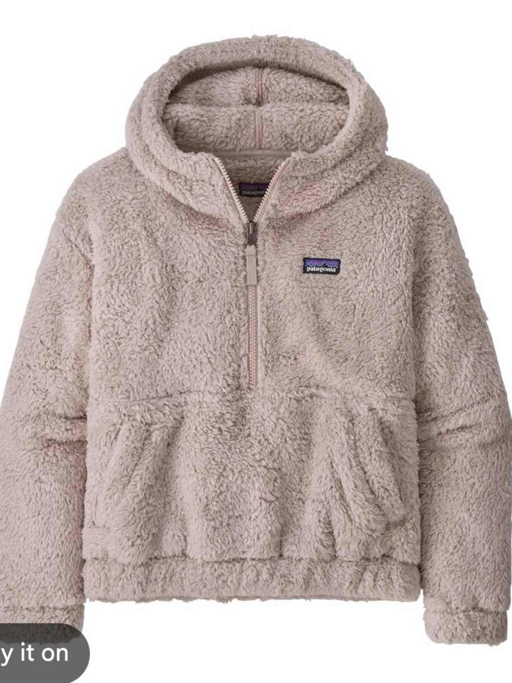 Patagonia Kids' Cream Fleece Jacket Los Gatos size small